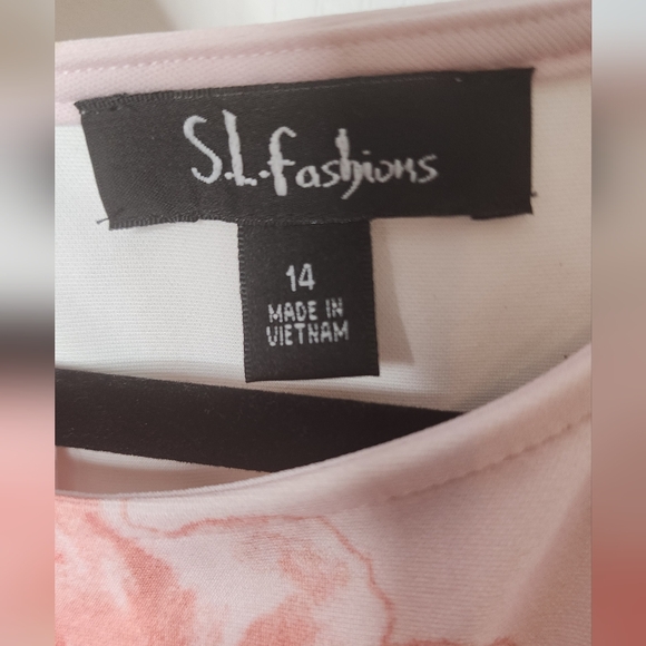 Womans S.L Fashions Floral Dress NWT - Picture 4 of 7